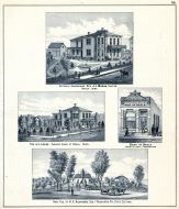 Catholic Parsonage, Bank of Neola, L. Lodge and H.S. Aldridge Residences